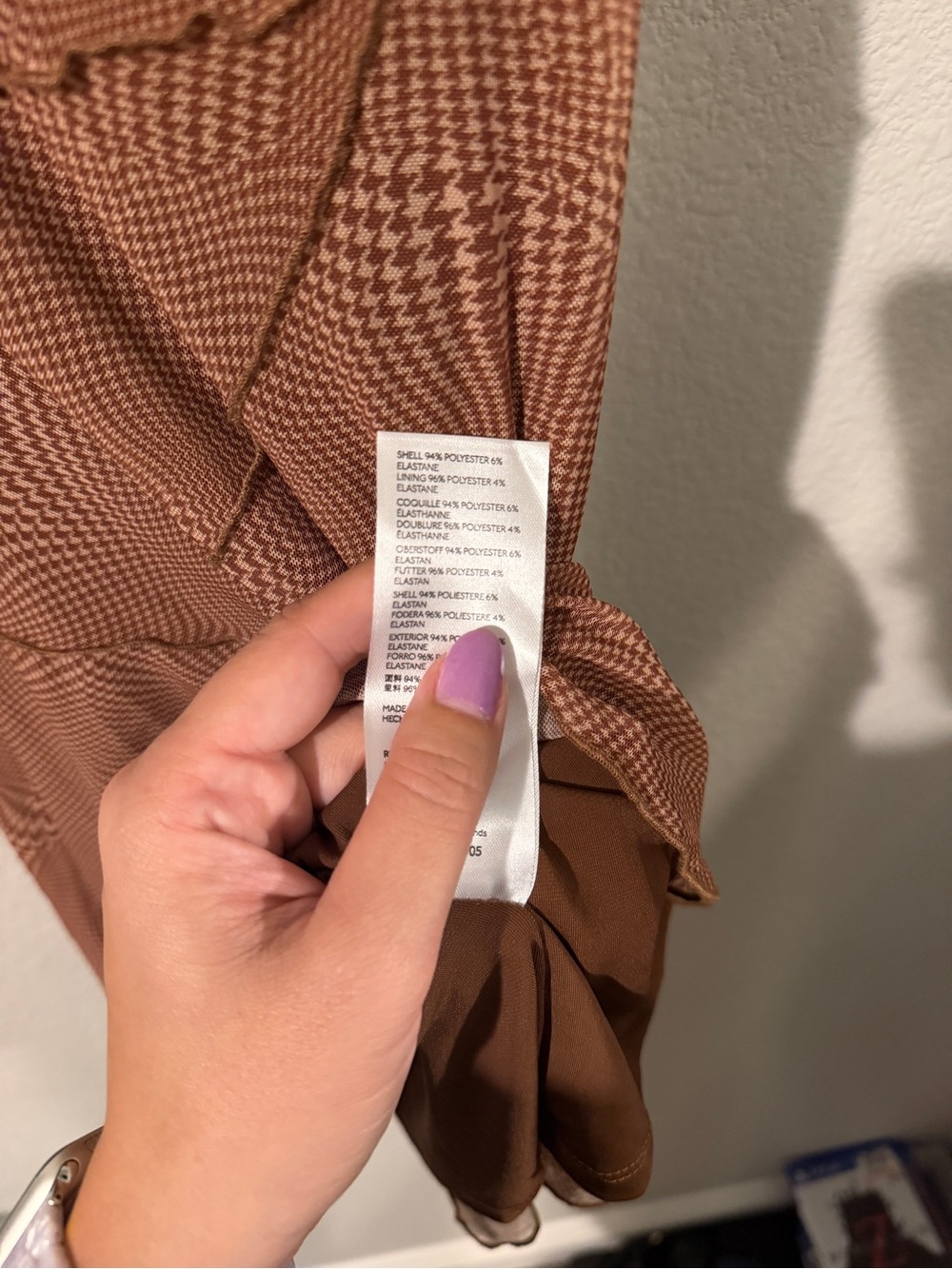 Urban Outfitters Brown Textured Slip Dress - Picture 4 of 5